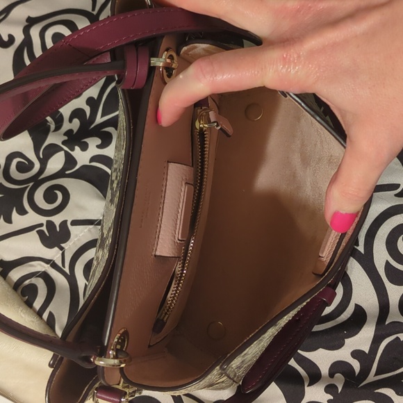 Kate Spade Fleur Embossed Small Top Handle Satchel Bag Snake Snakeskin - Picture 14 of 14